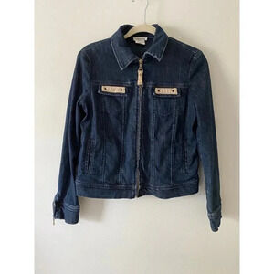 Vintage St. John Sport Denim Y2k Jean Jacket
